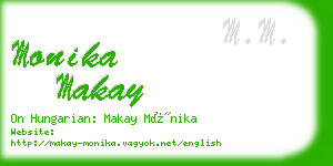 monika makay business card